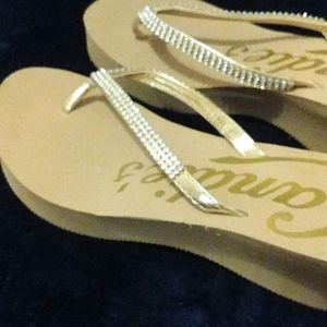 Candies 7/8 size jeweled sandals